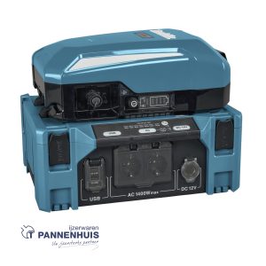 Makita EUABAC01 Stroomomvormer 1400W + PDC01 accupack 18V/36V zonder accu’s