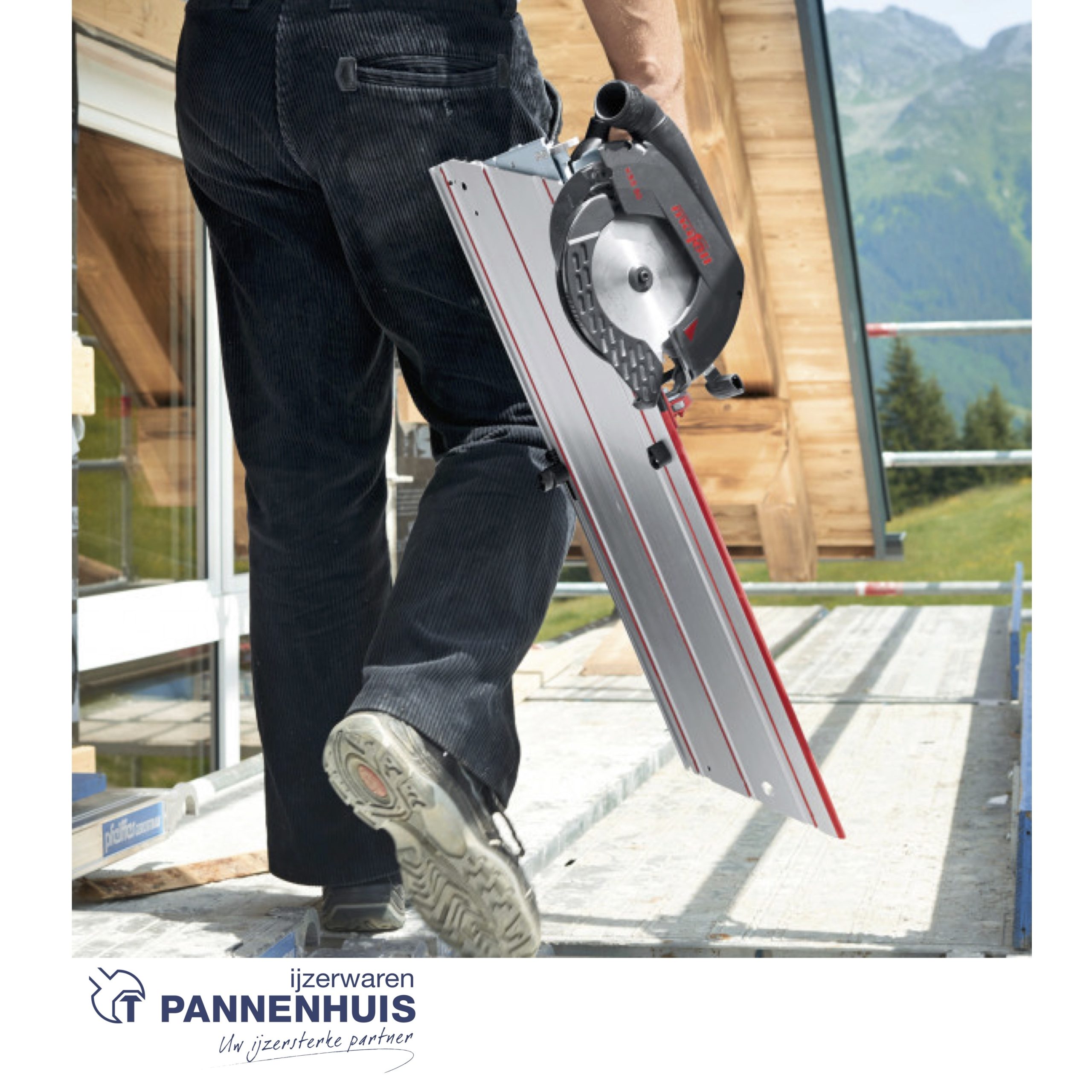 Mafell Accu-Afkort-zaagsysteem KSS 60 18M bl In transportkoffer - Afbeelding 2