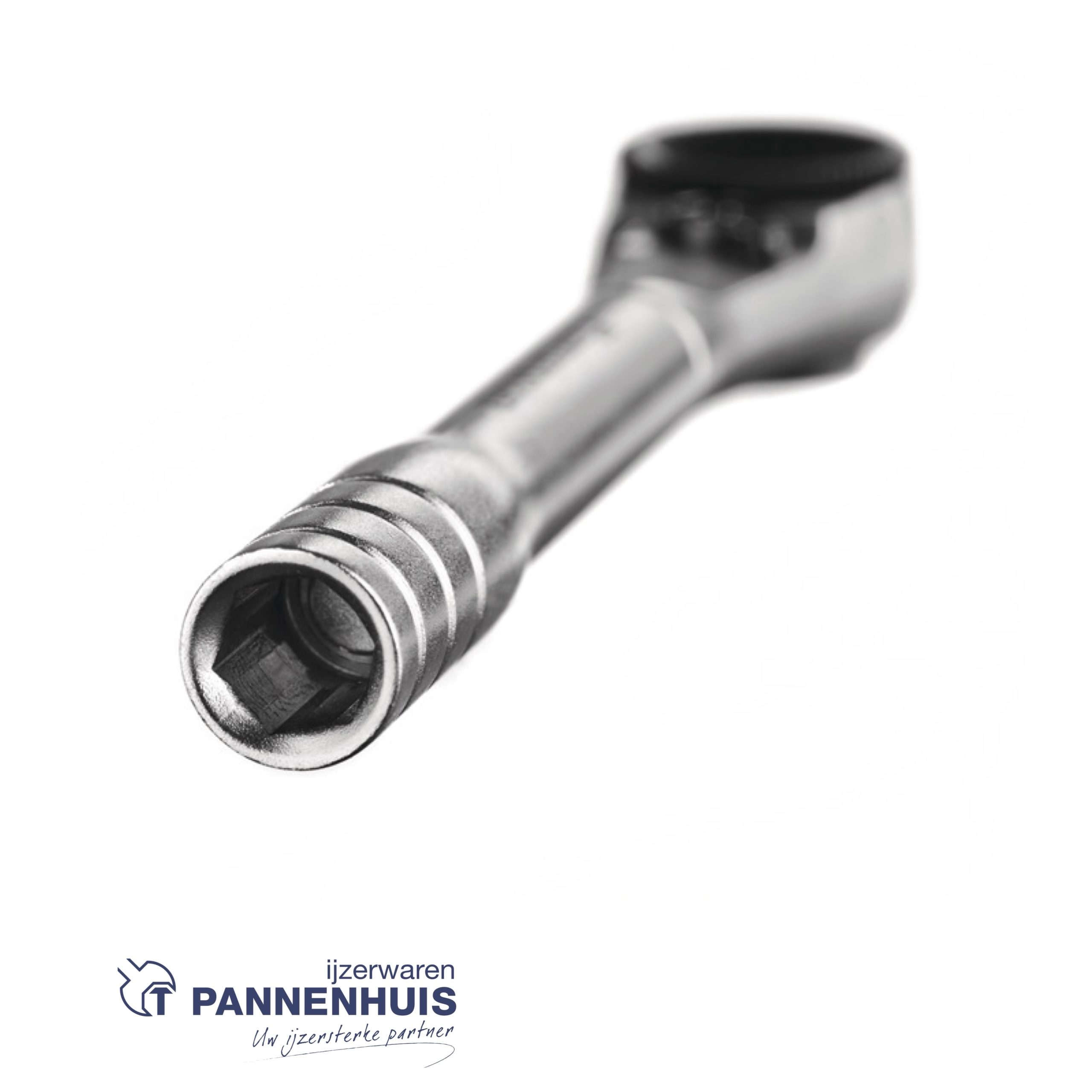 Promat Bit-/hefboomomschakelratel 1/4 inch directe bitopname lengte 95 mm 72 tanden - Afbeelding 2