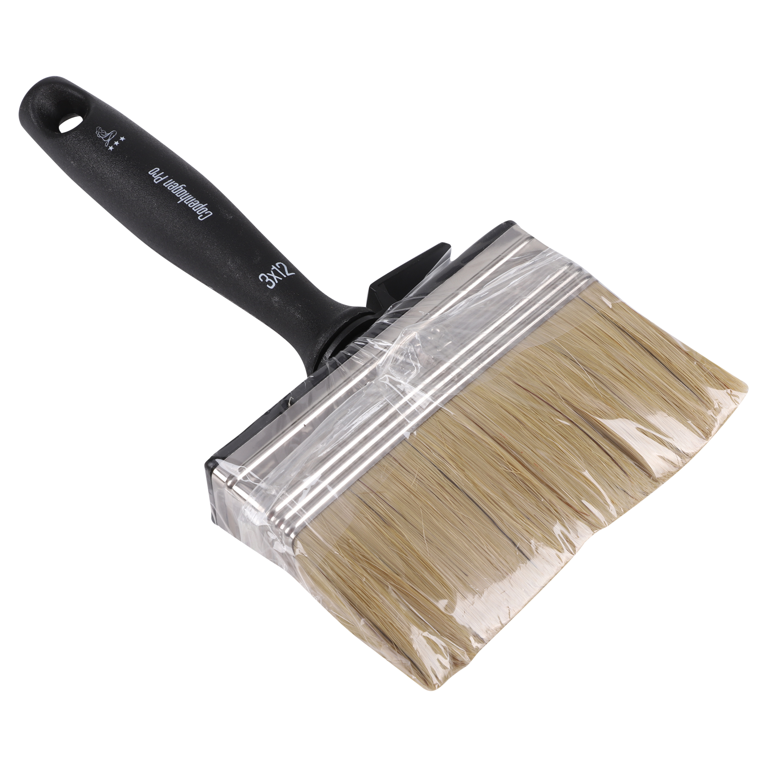 Copenhagen Pro blokwitter - wit Chinees varkenshaar mix - 3 x 12 cm - Afbeelding 2