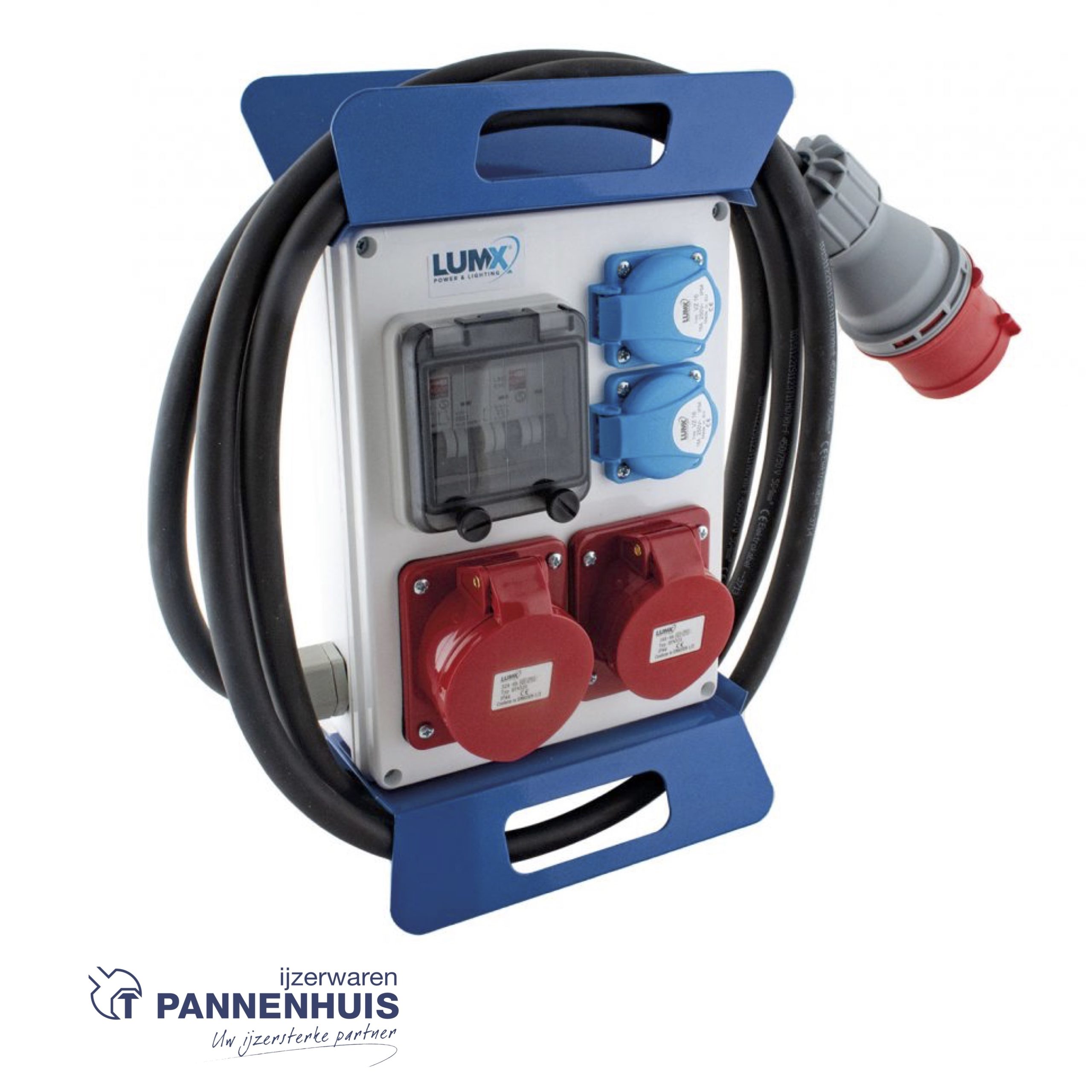 Lumx verdeelkast 12800 w 32A