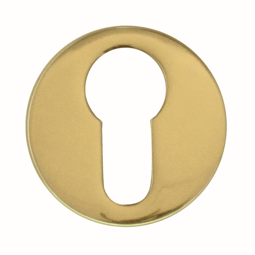 Sleutelplaatje Cilinder rond klikrozas 45MM KOPER