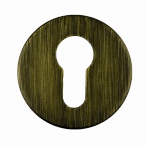 Sleutelplaatje Cilinder rond Shape MAT BRONS