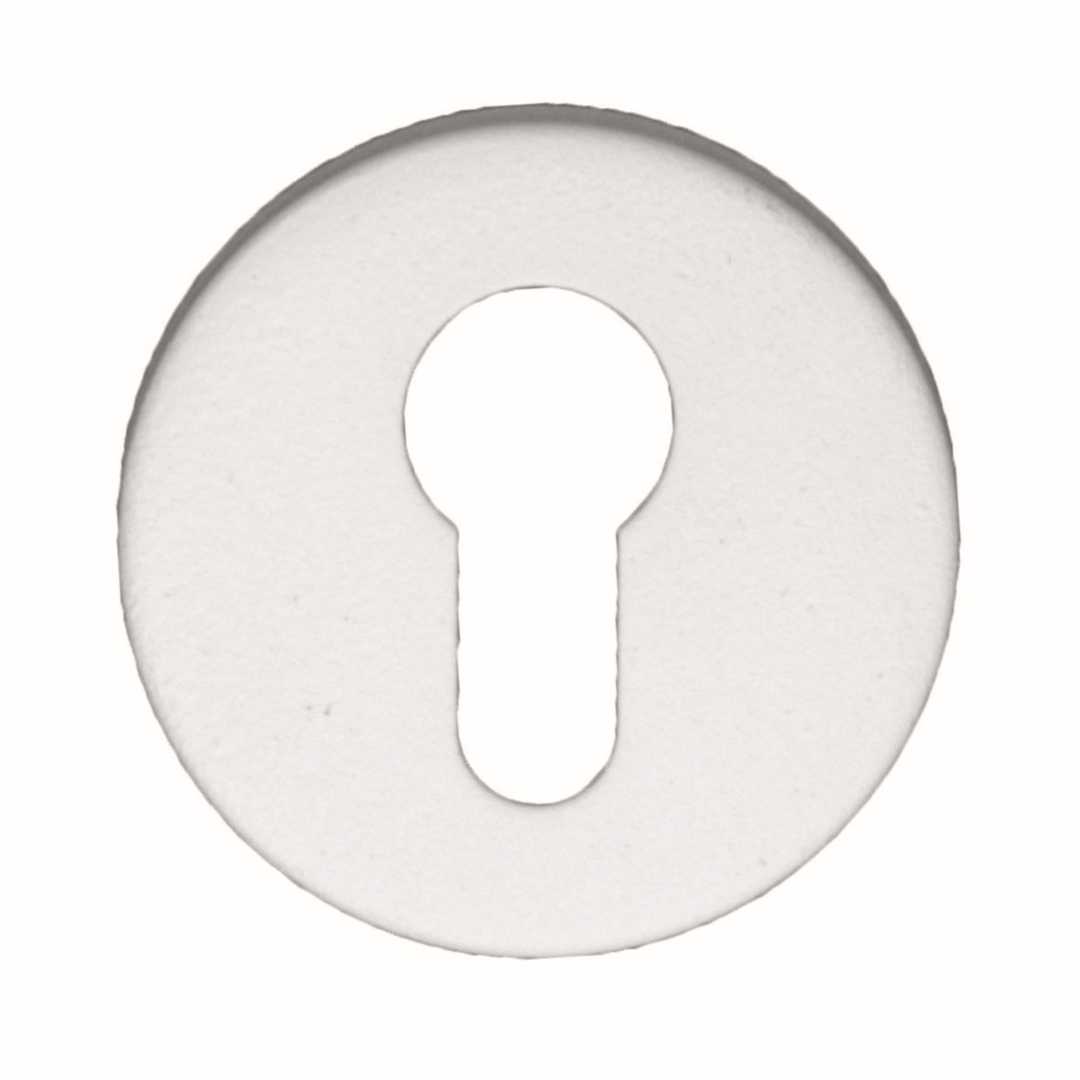 Sleutelplaatje Cilinder rond Shape WIT STRUCTUUR