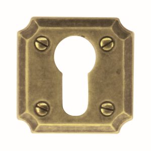 Sleutelplaatje Cilinder Square Retro 50MM OLD YELLOW