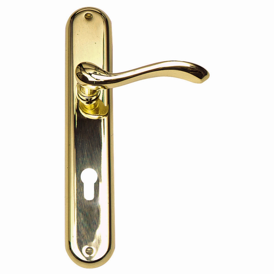 Deurkruk Pro ERICA KOPER PLAAT+CYL 72MM