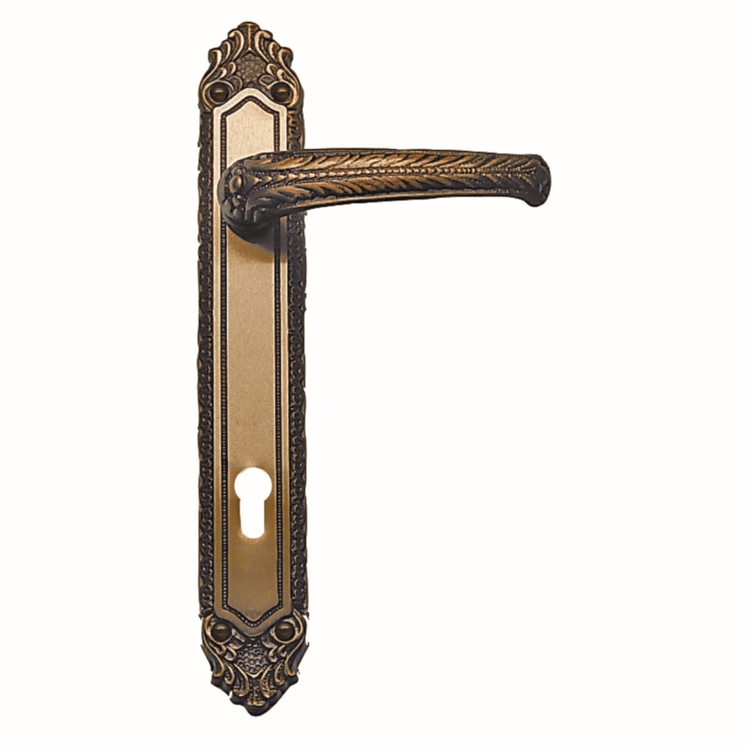 Deurkruk Pro LYDIA BRONS PLAAT+CYL 92M