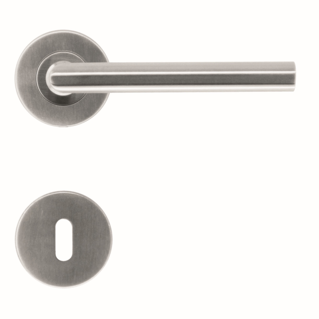 Deurkruk Pro ZERO I SHAPE 16MM INOX R+E