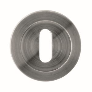 Sleutelplaatje BB Rond Draairozas INOX LOOK