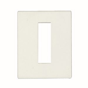 Sleutelplaatje BB SQUARE 35X45MM WIT STRUCTUUR