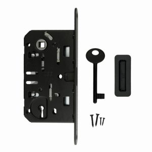 AGB Magneetslot BB 50 / 90 18MM zwart + regelbare tegenplaat