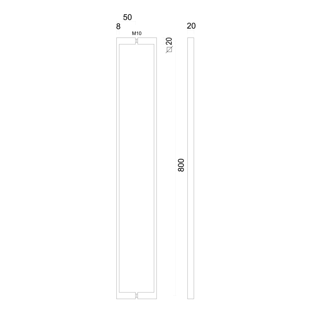 Trekker COSMIC 20/ 800 INOX PLUS PAAR VOOR GLAS - Afbeelding 2
