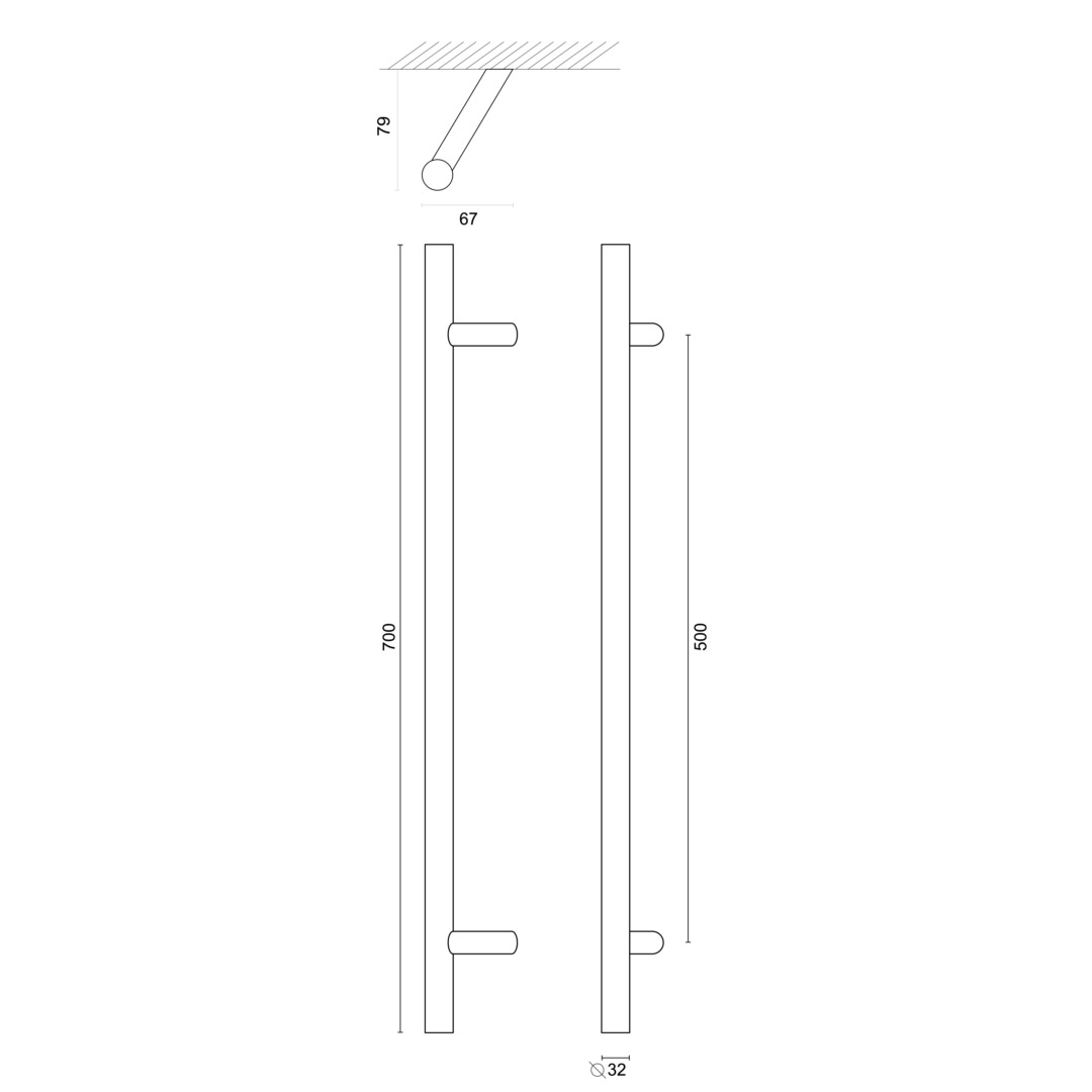 Trekker ST 32/500/700 ZWART STRUCTUUR UV - Afbeelding 2