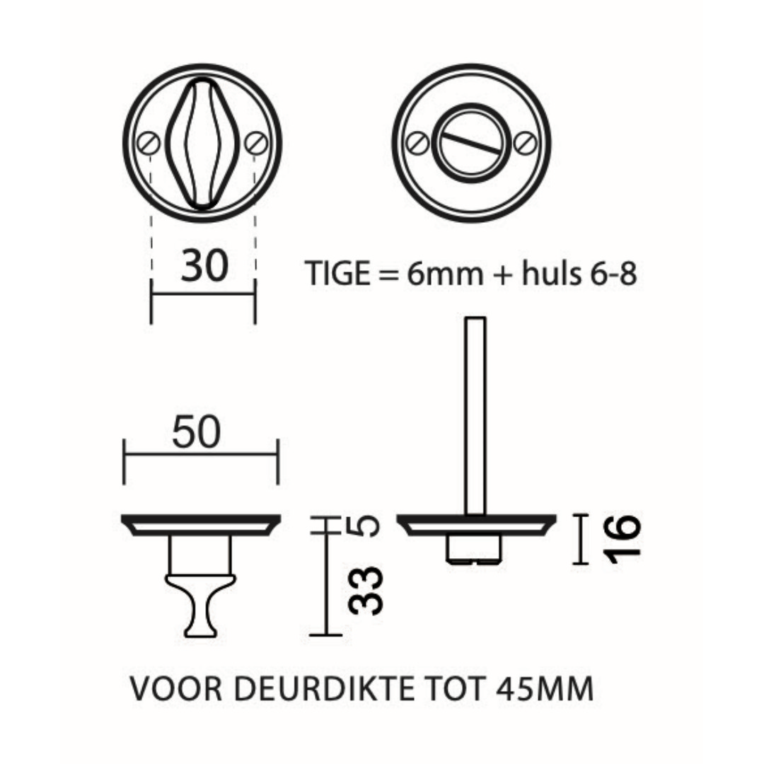 WC garnituur NATALIE BRONS - Afbeelding 2