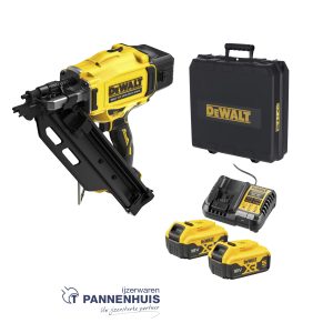 Dewalt DCN930P2 18v XR 33° Constructietacker – 2 x 5Ah