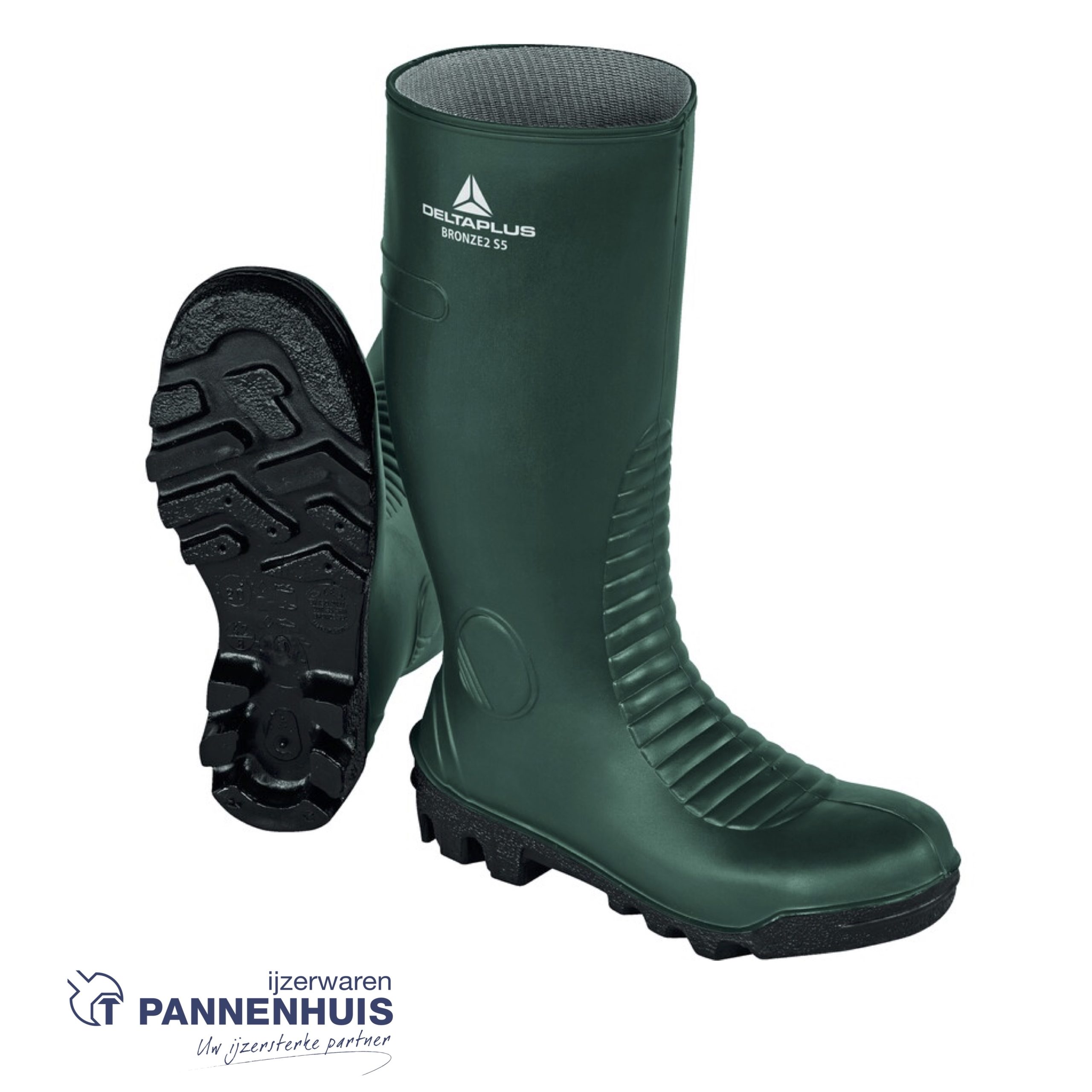 Delta veiligheidslaars S5 SRA Groen-Zwart