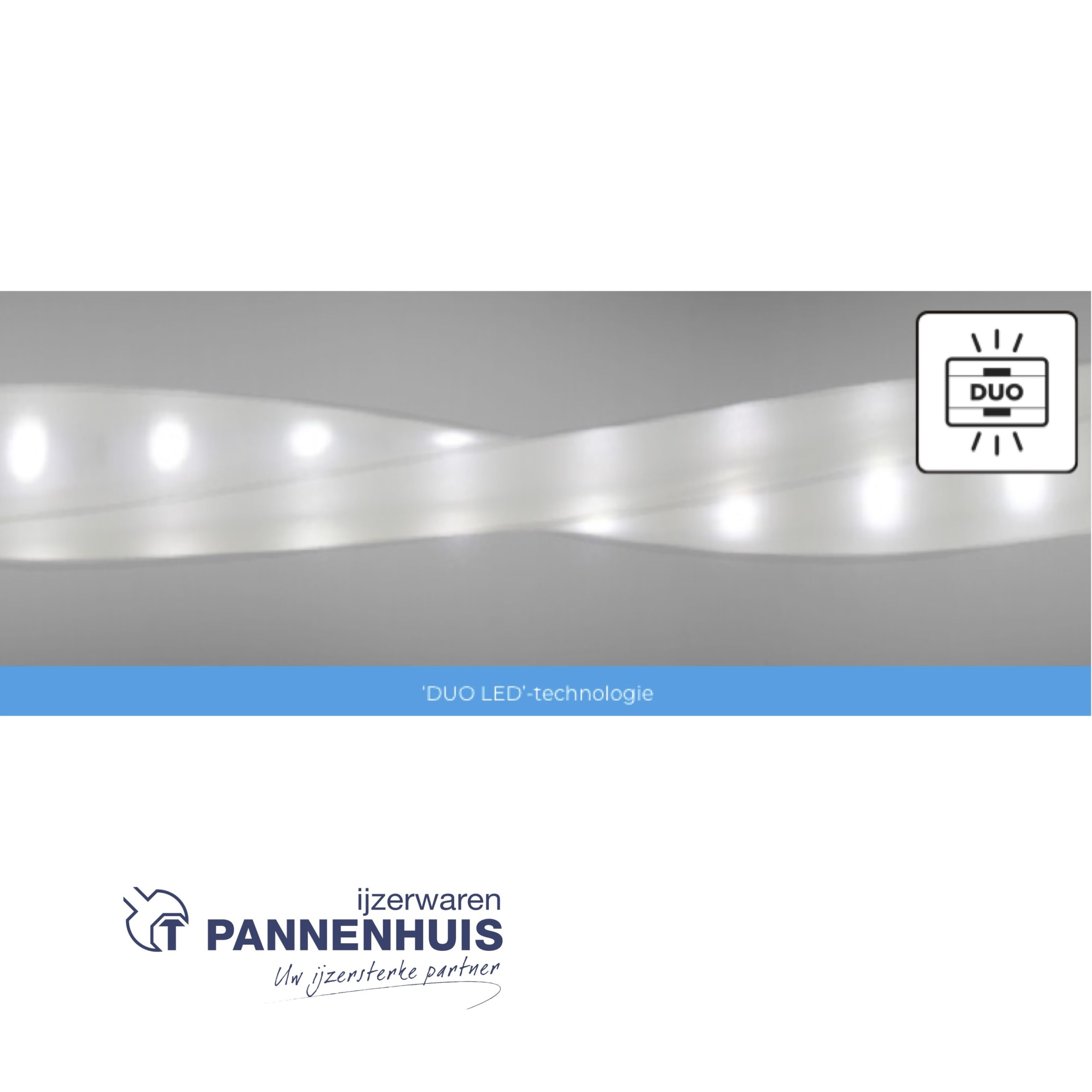 Lumx LED lichtslang DUO FLUOR op haspel 25m - 2x60led/m - H=6,5mm - Afbeelding 3