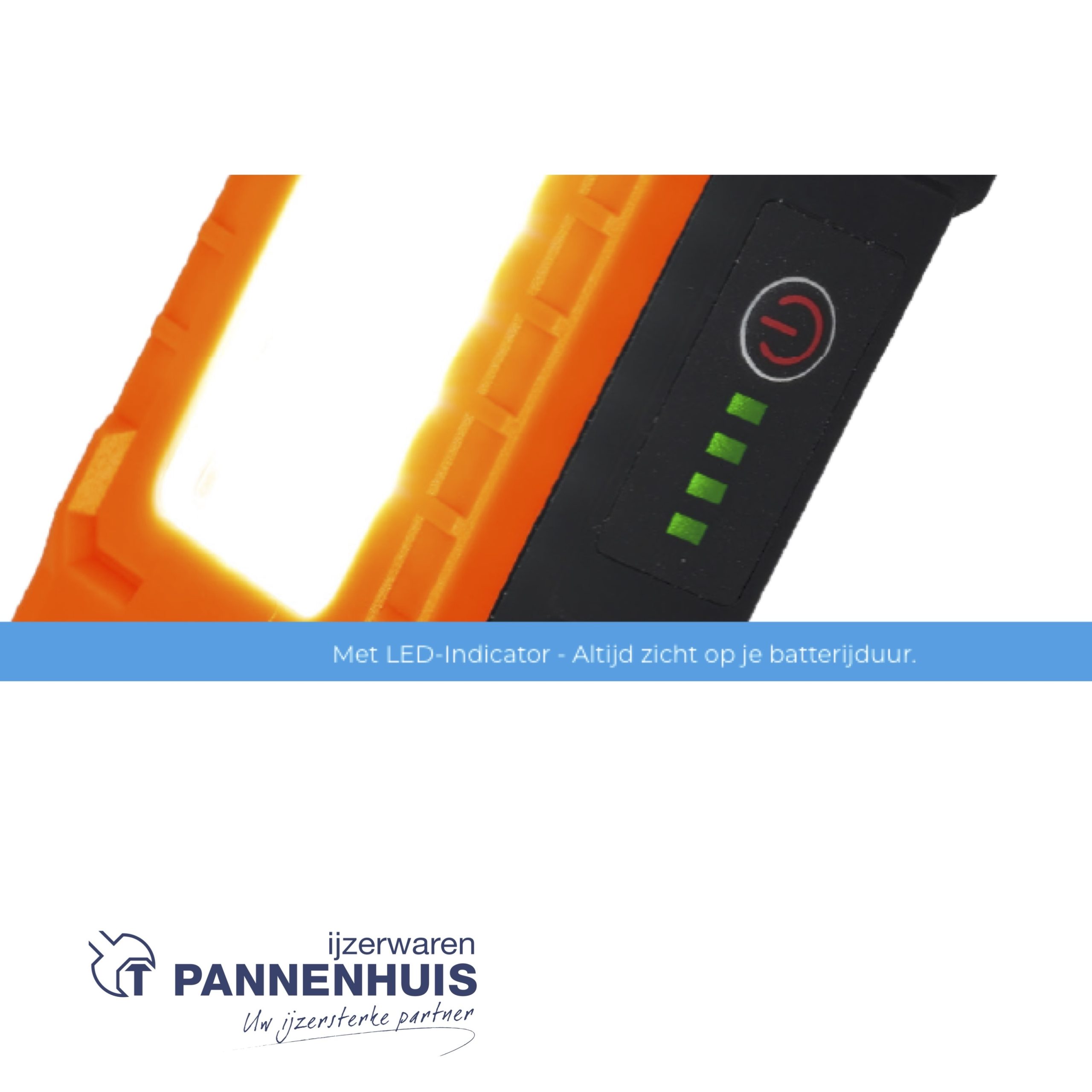 Lumx Oplaadbare LED straler (6W) met dimmerfunctie 600 lumen - Afbeelding 2