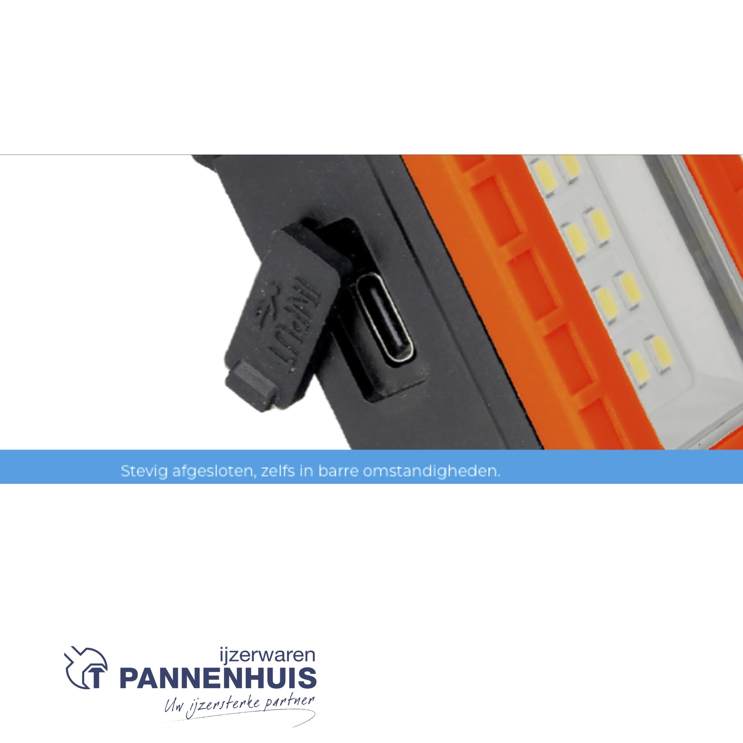 Lumx Oplaadbare LED straler (6W) met dimmerfunctie 600 lumen - Afbeelding 3