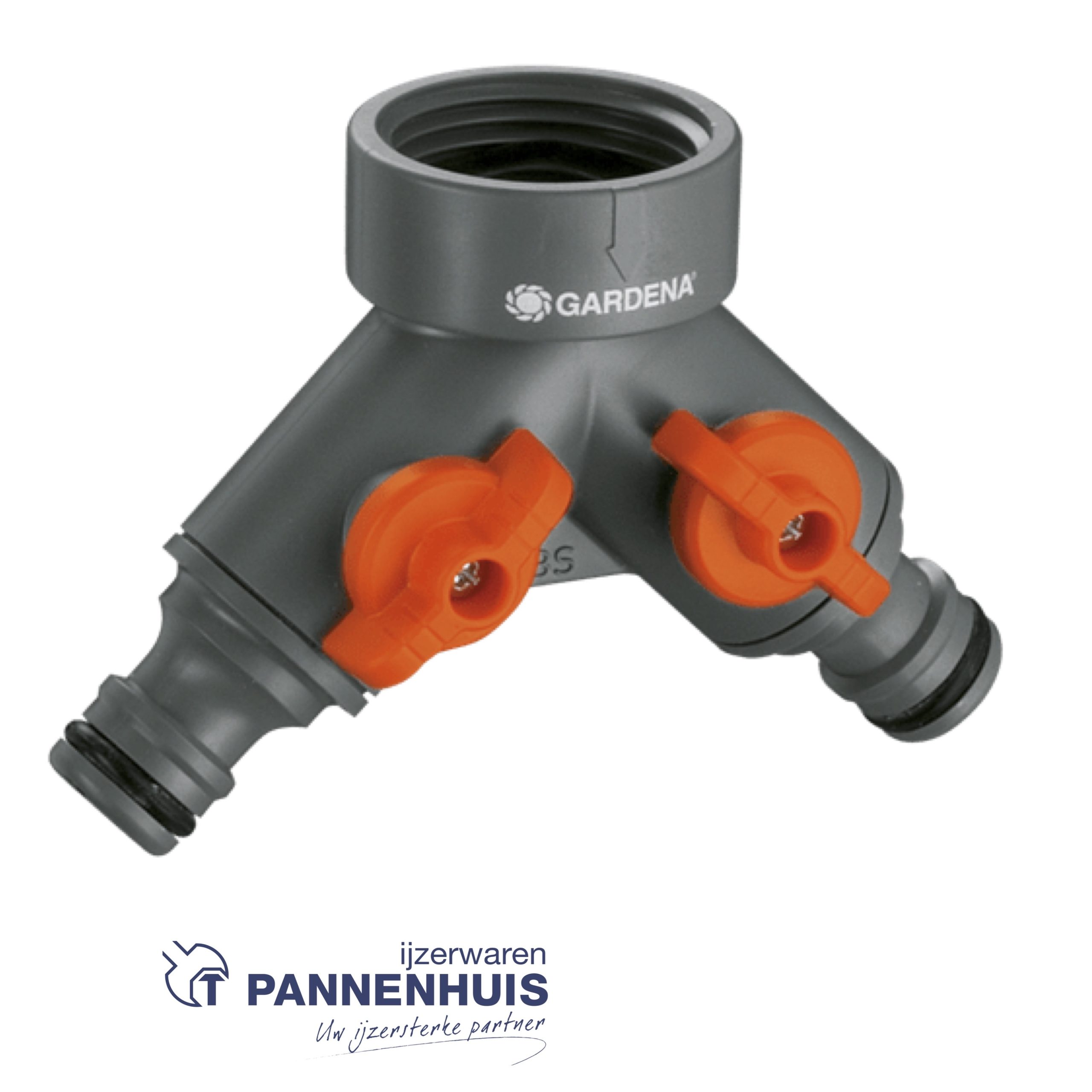 Gardena 2 weg waterverdeler 33,3 mm (G 1")