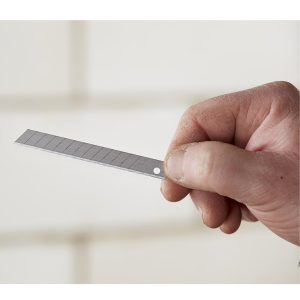 Stanley reserve afbreekmesjes in dispenser 9mm 10 stuks