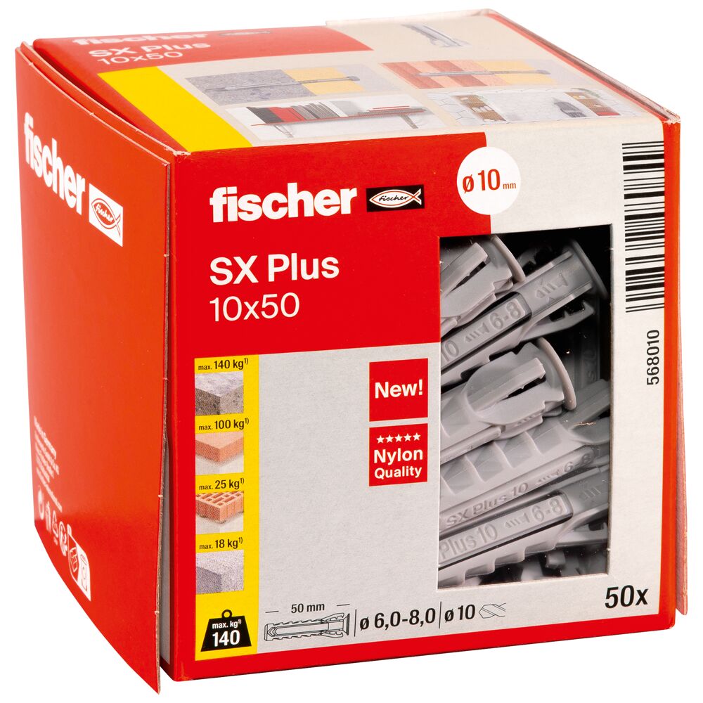 fischer plug SX Plus 10 x 50 (50st) - Afbeelding 2