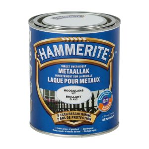 Hammerite Hoogglanslak Wit 0,75 L