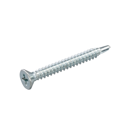 Plaatschroef zelfborend verzinkt platkop 4,8x19 (200st)