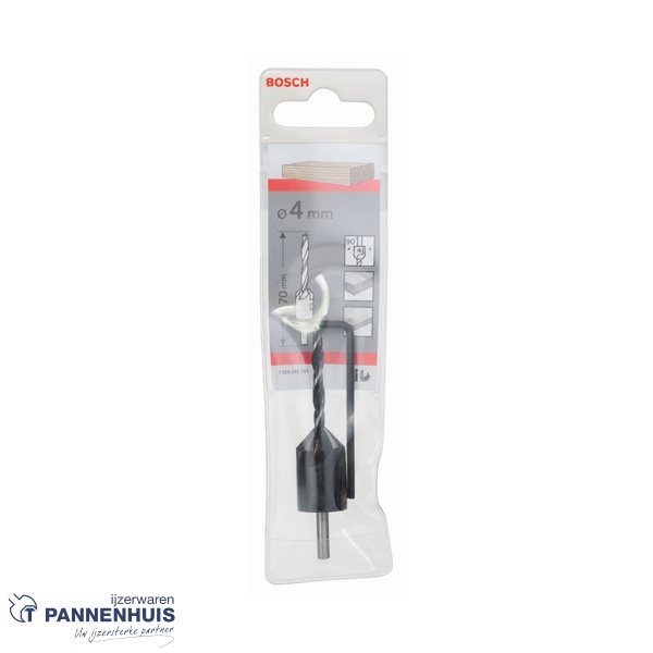 Bosch Houtspiraalboor + Verzinkboor 4x40x70 - Afbeelding 2