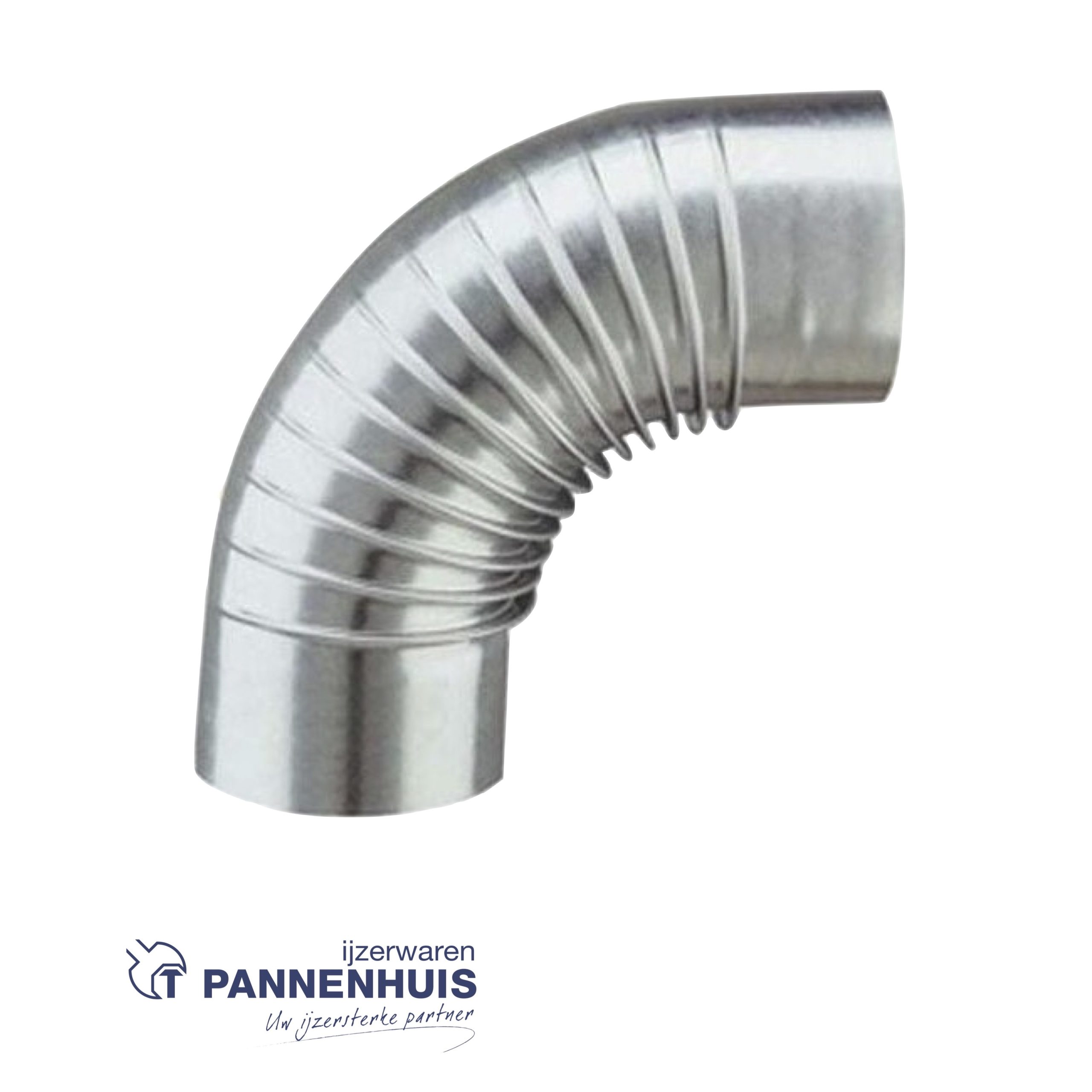 Kachelbuis Bocht 90° 92mm Galva