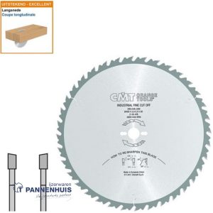 CMT Schulpcirkelzaag HW 400x30x4 Z36 Massieve houtsoorten