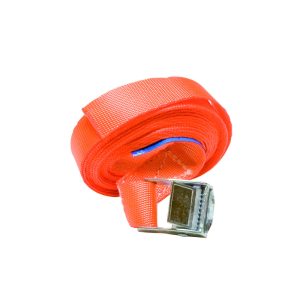 Ivana spanband oranje met klem 25mm 3mtr 250kg