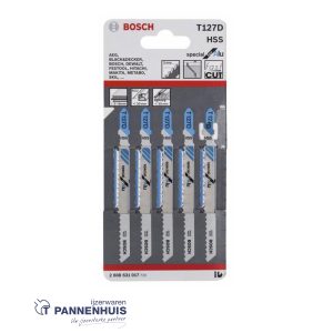 Bosch Decoupeerzaagblad T127 D Special for Aluminium 5x