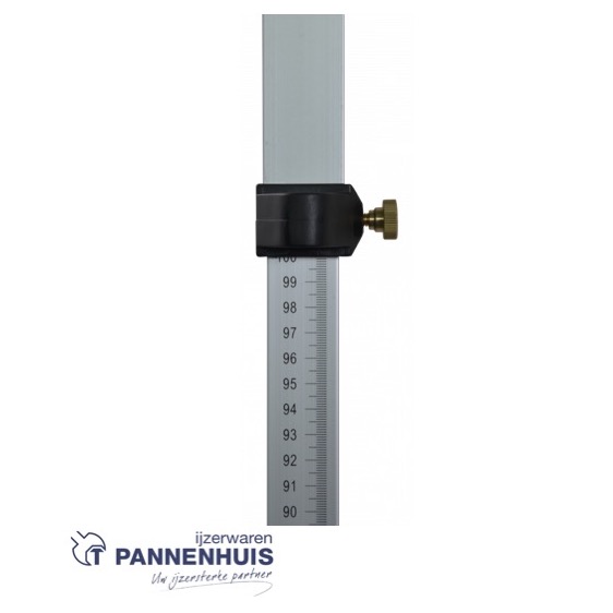 Futech Lasermeetlat met snelklem 240cm - Afbeelding 4