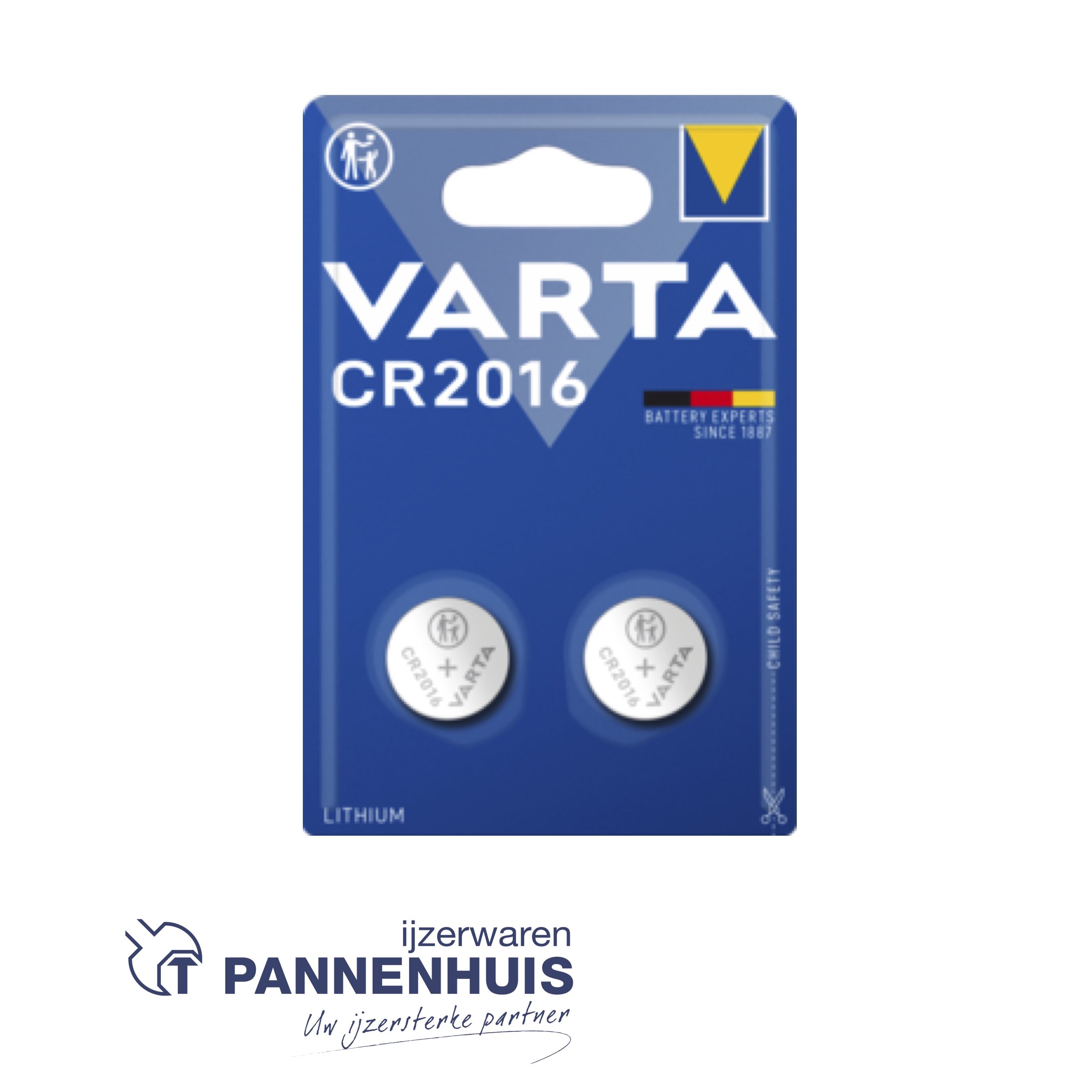 Varta CR2016 Lithium Blister (2 st)