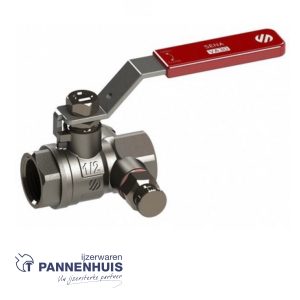 Bolkraan met aftapper V/V 1/2″