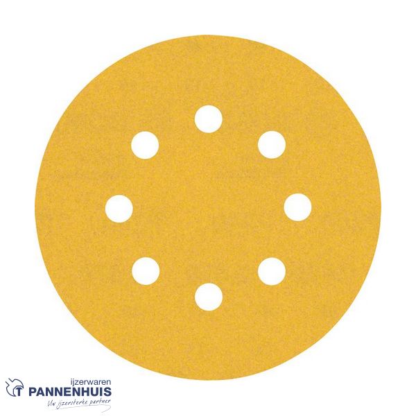 Bosch Schuurvel C470 diameter 125, G240, 8 gaten, 5x