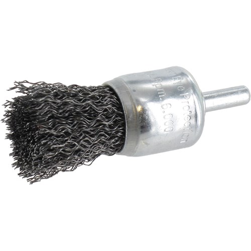 Ivana penseelborstel gegolfd staaldraad met schacht 6mm 22x0.30x25mm