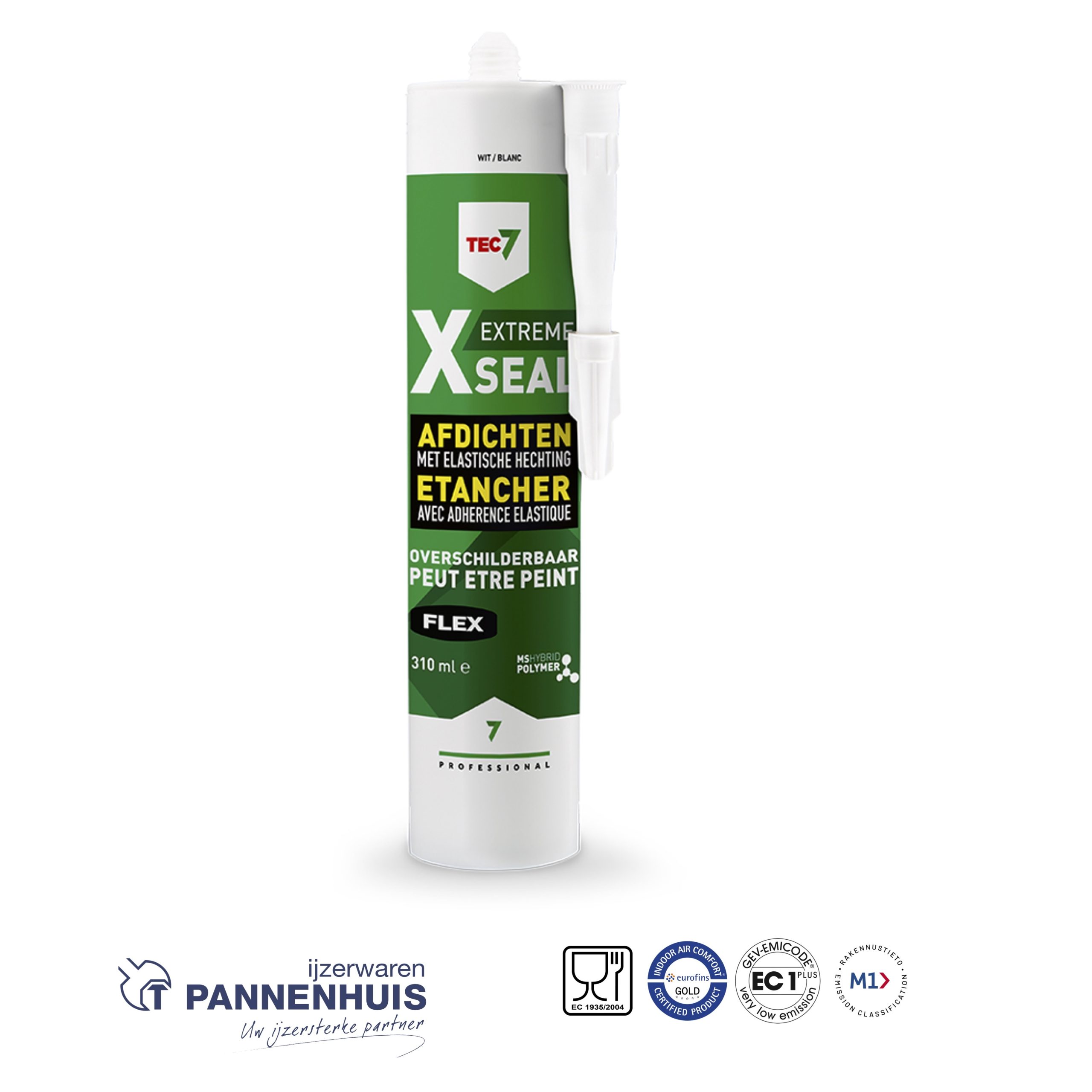 Tec7 Lijmkit X-Seal Wit - patroon 310ML