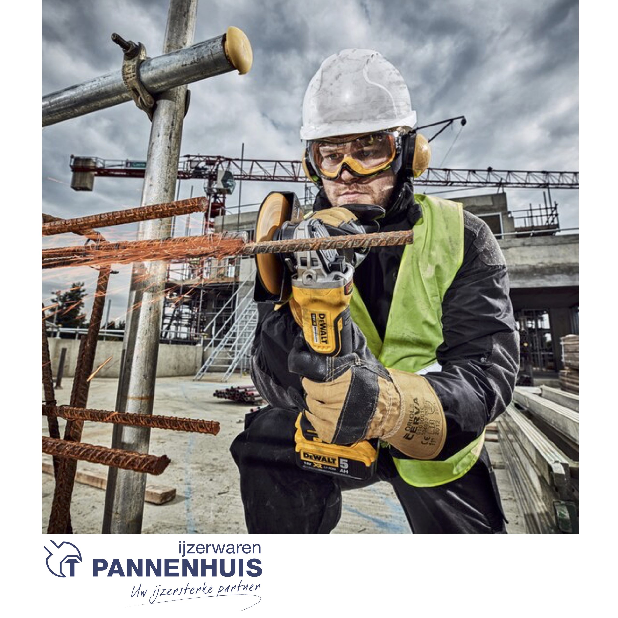 Dewalt DCG406NT 18V XR Brushless Haakse slijper 125mm met dodemansschakelaar Body - Afbeelding 3