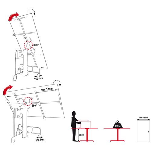 Levpano Platenlift - COMBI 400 - Afbeelding 2