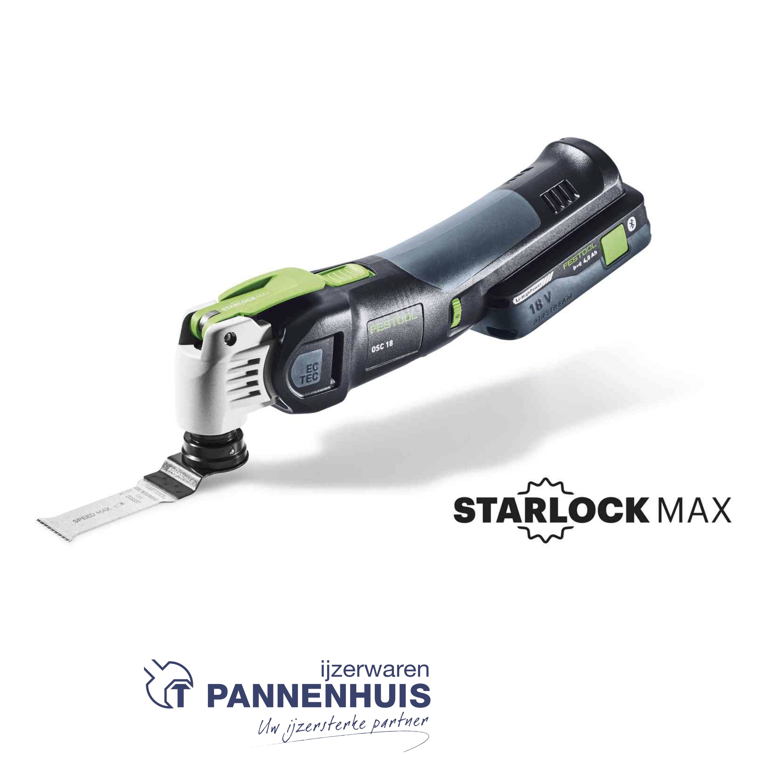 Festool Oscillerende accu-machine VECTURO OSC 18 HPC 4,0 EI-Set - Afbeelding 2