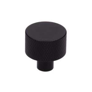 Meubelknop 24×24×25 Zwart mat (150 10)