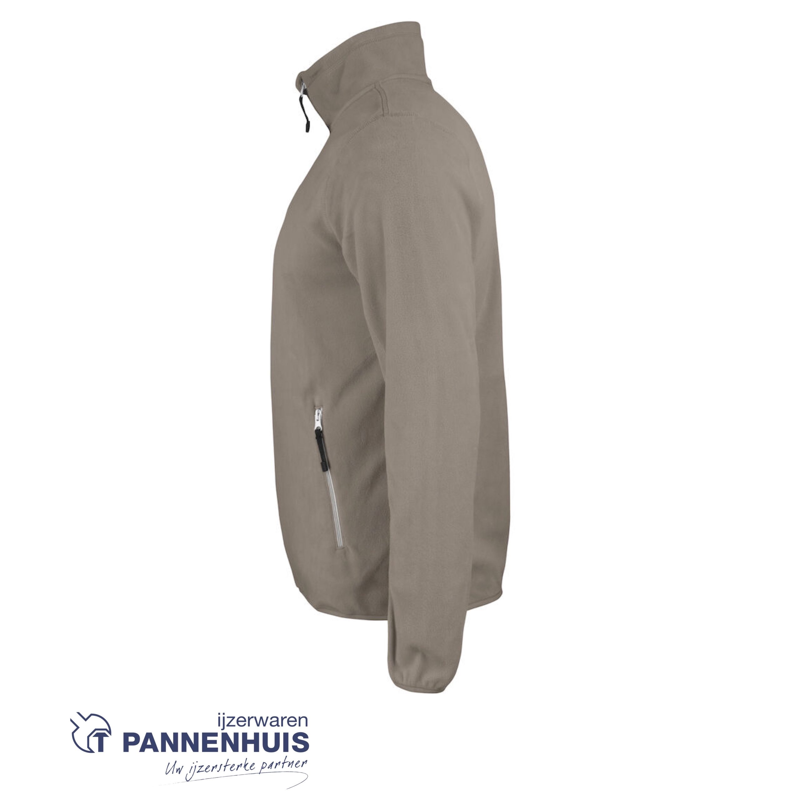 Jobman 5901 Microfleece Jacket khaki XL - Afbeelding 3