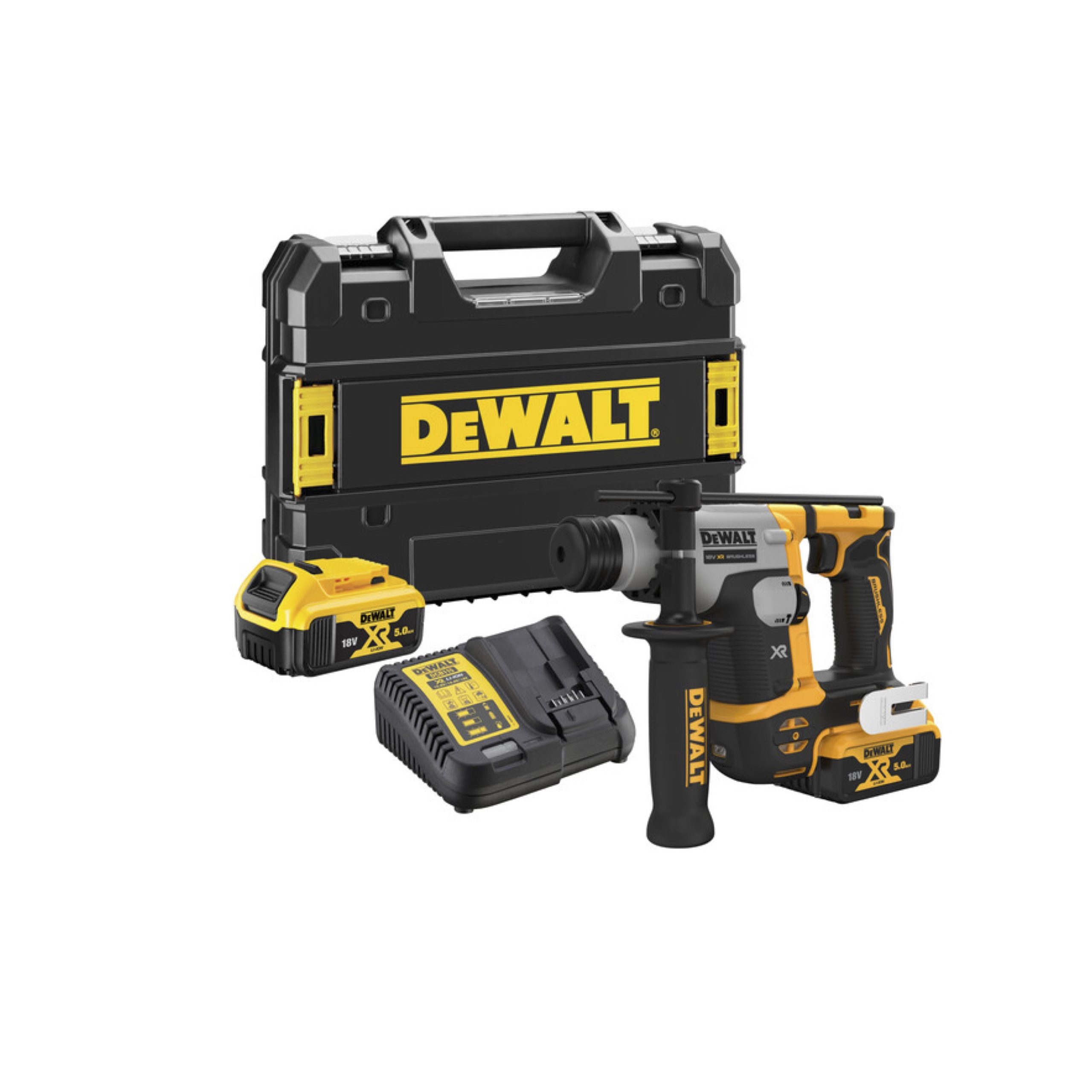 Dewalt DCH172P2 18V XR Ultra Compact SDS-PLUS Combihamer 1.4J 2 x 5.0AH in Tstak