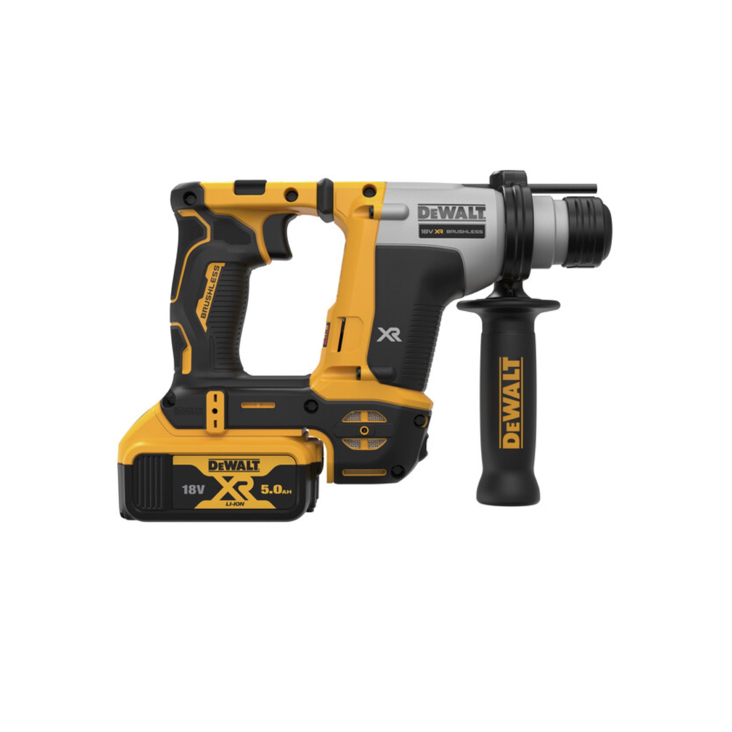 Dewalt DCH172P2 18V XR Ultra Compact SDS-PLUS Combihamer 1.4J 2 x 5.0AH in Tstak - Afbeelding 3