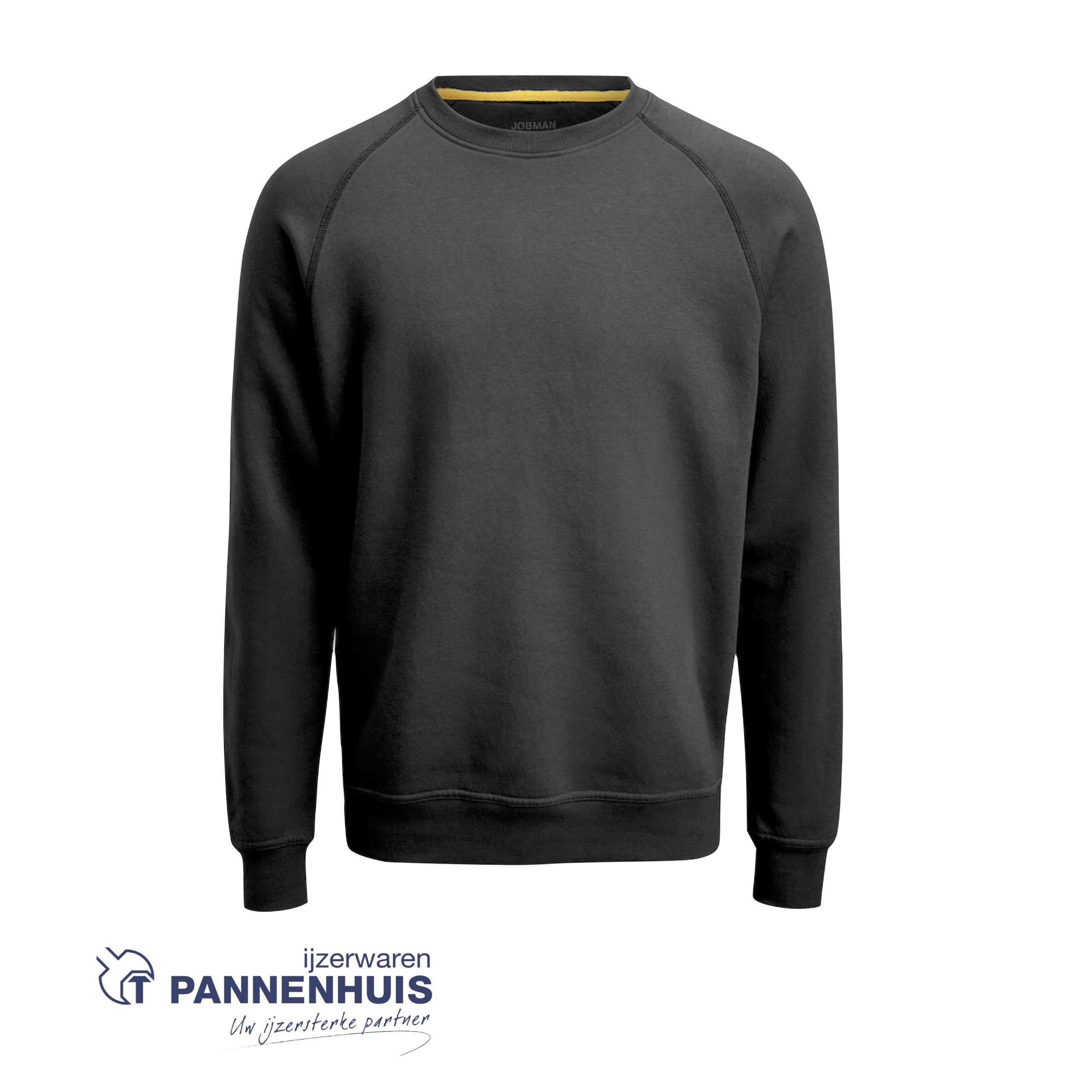 Jobman 5140 sweatshirt Zwart S