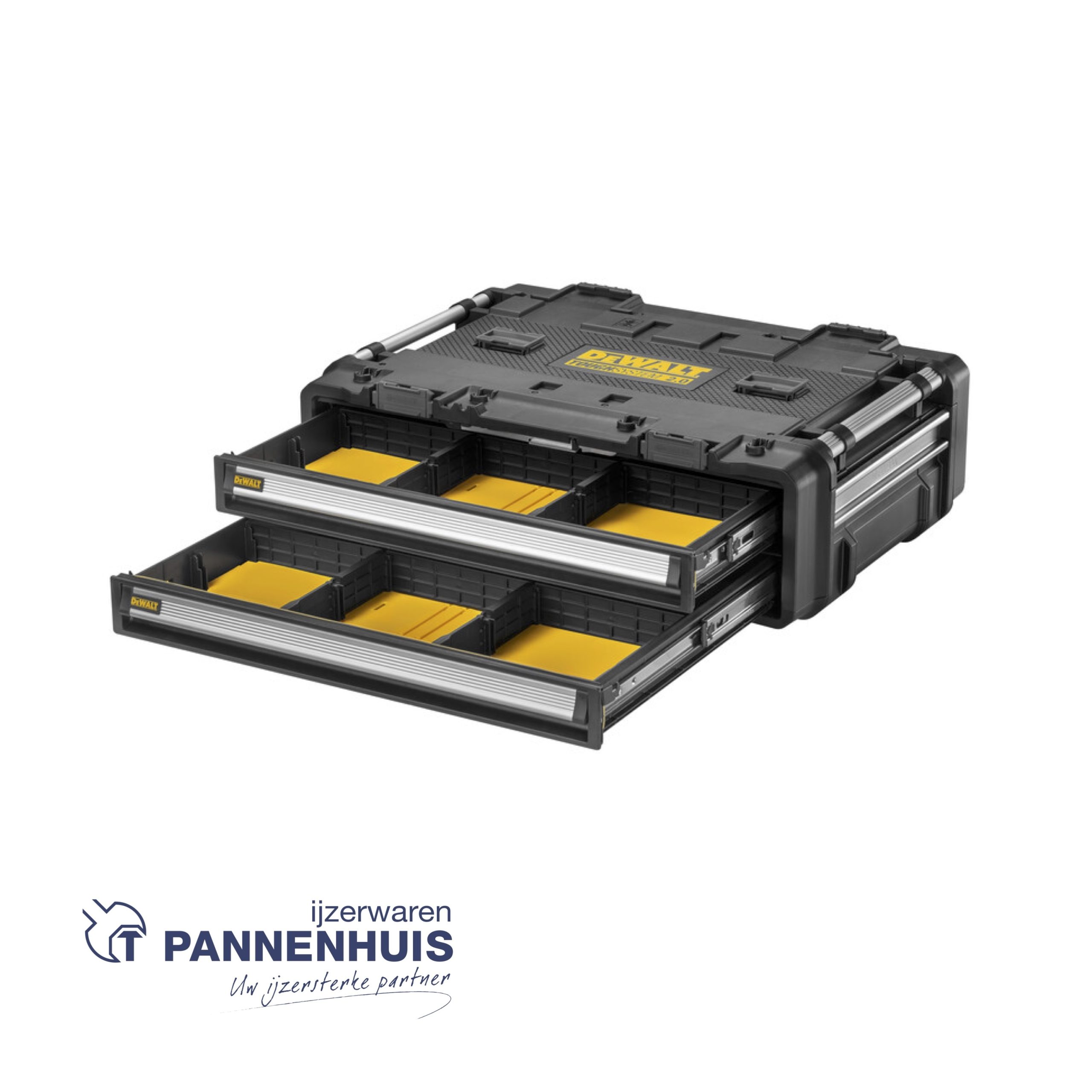 Dewalt ToughSystem 2.0 DXL Koffer met 2 lades - Afbeelding 2