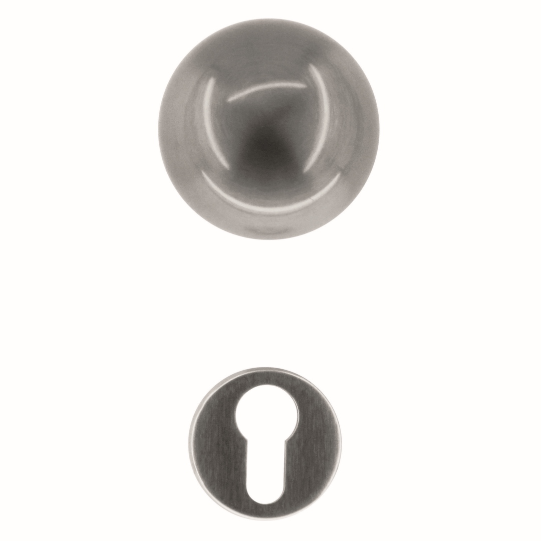 Deurkruk Pro BOCCIA INOX LOOK R+E CYL