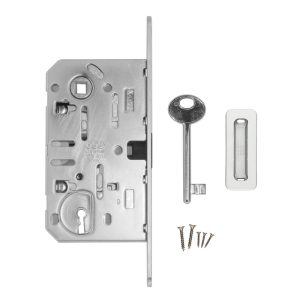 AGB Magneetslot BB 50 / 90 18MM inox look + regelbare tegenplaat